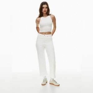 BNWT Levi’s Ribcage Straight Ankle Cloud Over White Wash 28